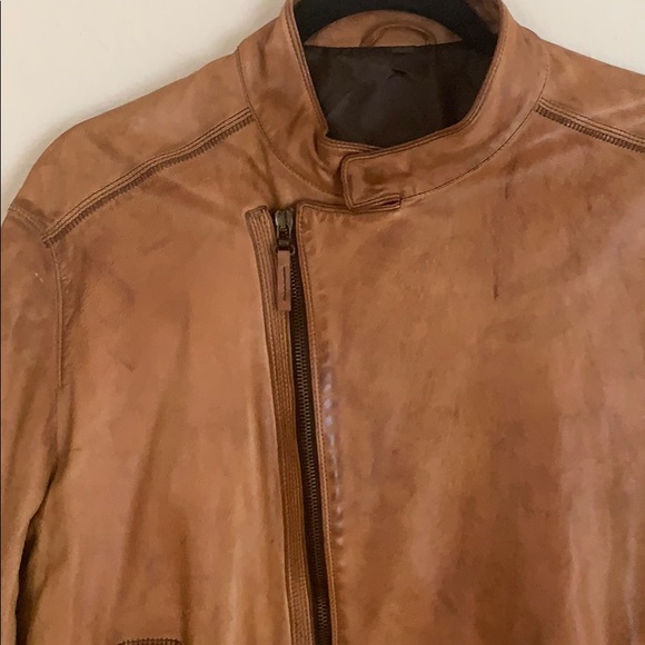 Elie Tahari Leather Jacket - Picture 2 of 13